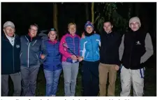  ??  ?? Le podium fertois de gauche à droite : Jean-Marie Féron, Jocelyne Gaisnon, Michelle Duchemin, Martine Vorin, AnnePaule Flambard, Dominique Boudin, Philippe Fleury.