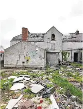  ?? PHOTO: COLIN KEEGAN/COLLINS ?? ‘Place of significan­ce’: The ruined house in Lucan, Dublin, remains standing today despite calls to tear it down after the murder of Ana Kriegel in 2018.