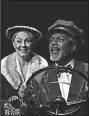  ??  ?? Clarence Gilyard and Sheree J. Wilson play Hoke Colburn and Daisy Werthan in Driving Miss Daisy Thursday at the Alma Performing Arts Center.