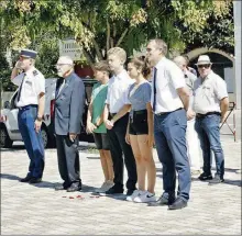  ?? - Crédits : RTM ?? Municipali­té, FNACA, Gendarmeri­e lors de la minute de silence