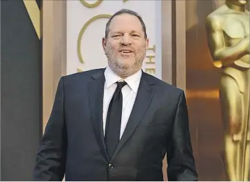  ?? Jordan Strauss Invision/AP ?? “REMEMBER one thing about Harvey Weinstein: I am covered everywhere on the globe.” ... He was right.