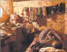  ?? HT PHOTO ?? ▪ An HIV patient at his house in Premganj area of Bangarmau.