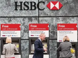  ?? Getty Images file photo ?? HSBC said last year that it will no longer finance new oil and gas fields, a move climate activists say puts it ahead of many peers in addressing global warming.