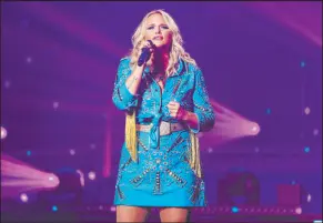  ?? John Shearer Getty Images ?? As Miranda Lambert returns to Planet Hollywood Resort this weekend, the venue is breaking in a new name: Bakkt Theater.