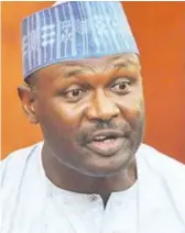  ??  ?? INEC Chairman, Prof. Mahmood Yakubu