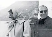  ??  ?? i Ingrid Bergman and Roberto Rossellini take in the Positano sea air jPaolo Sersale (left) in 1947, near the villa that later became the hotel