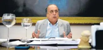  ?? WILTON JUNIOR/ESTADÃO-26/9/2018 ?? Balanço. Rio, governado por Pezão, é o caso mais dramático com rombo de 11,4% da receita