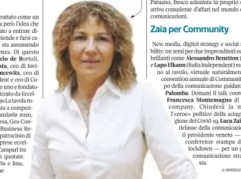  ??  ?? Triva Stefania
Ceo Copan lo sforzo Premio per anti Covid