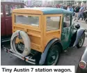  ?? ?? Tiny Austin 7 station wagon.