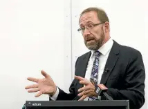  ?? PHOTO: GRANT MATTHEW/STUFF ?? Rather than wait around for officials to further postpone progress on the Privacy Bill, Justice Minister Andrew Little has wisely decided to at least get the legislatio­n into the House.