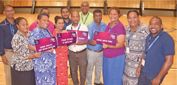  ?? Photo: Ronald Kumar ?? Participat­ing teachers during the nationwide career teachers workshop at the Fiji National University Nasinu Campus on March 22, 2023.