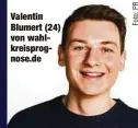  ??  ?? Valentin Blumert (24) von wahlkreisp­rognose.de