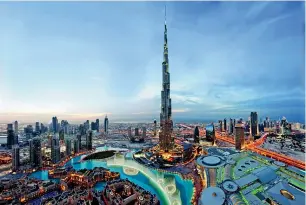  ?? — File photo ?? Dubai expects to be in the top 10 most competitiv­e countries globally in the next four years.