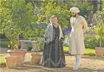  ?? FOCUS FEATURES ?? Judi Dench and Ali Fazal in “Victoria & Abdul.”