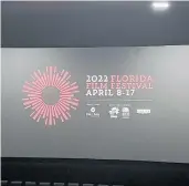  ?? AMANDA KONDOLOJY/ORLANDO SENTINEL ?? The Florida Film Festival concludes on April 17.