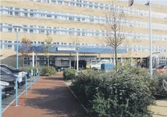  ??  ?? Sunderland Royal Hospital. Themovecom­esas figures show the state ofsexualhe­alth