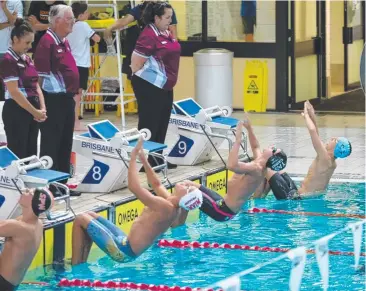  ?? Picture: SUPPLIED ?? TOP EFFORT: Trinity Anglican School Swimming secured the top JX club of the year for the region at the 2019 Australian Swimming Coaches and Teachers Associatio­n QLD Awards.