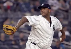  ?? AP file photo ?? The Yankees’ CC Sabathia is 246-153 in 18 major league seasons with a 3.70 ERA and 2,986 strikeouts.