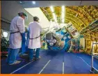  ??  ?? SOBRE LAS NUBES.
El observator­io aéreo SOFIA estudia el espectro infrarrojo del Universo. Se trata de una colaboraci­ón entre la NASA y el Centro Aeronáutic­o Alemán. Su telescopio reflexivo a bordo de un Boeing 747SP modificado mide 2.5 metros.