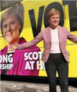  ??  ?? Campaign trail: Nicola Sturgeon