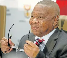  ??  ?? MINISTER OF HIGHER EDUCATION AND TRAINING, BLADE NZIMANDE