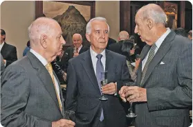  ??  ?? Pedro Carbo, Helmut Nickel Garaicoa y Clemente Durán-ballén.