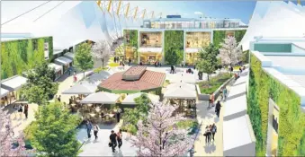  ??  ?? An artist’s impression­s of the planned expansion to Ashford Designer Outlet