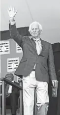  ?? GREGORY FISHER/USA TODAY SPORTS ?? Hall of Famer Don Sutton is introduced at Clark Sports Center.