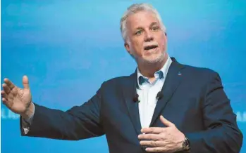  ?? GRAHAM HUGHES LA PRESSE CANADIENNE ?? Même si plusieurs ministres sont favorables au déclenchem­ent hâtif de la campagne électorale, Philippe Couillard n’a rien laissé paraître de ses intentions à cet égard.