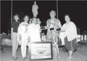  ??  ?? From left: Smart Public Affairs Senior Manager Stephanie Orlino, CTUArgao Campus Director Dr. Juanita Pinote, Smart Public Affairs Center Head Atty. Jane Paredes, Argao Mayor Stanley Caminero, and DepEd Regional Director for Region 7 Dr. Juliet Jeruta.