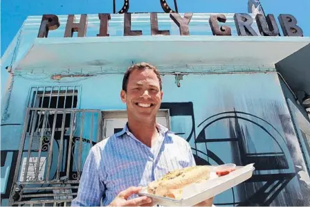  ?? ROBERTO KOLTUN/EL NUEVO HERALD ?? Philly Grub owner Mark Scharnitz was tired of closing restaurant­s because of rent hikes. So he took a gamble and bought cheap property in an emerging Little Haiti to open his new restaurant. “If you don’t buy your building, there’s just no way you can...