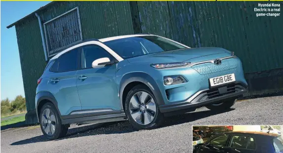 ??  ?? Hyundai Kona Electric is a real game-changer
