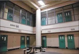  ?? THE SAN DIEGO COUNTY Nelvin C. Cepeda San Diego Union Tribune ?? Sheriff ’s Department has reported 414 cases of COVID-19 among inmates — 11% of the population. Above, San Diego Central Jail.