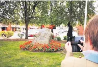  ??  ?? ●●TOP: Rochdale First World War memorial garden volunteers. ●●Above left: RHS judges visit Rochdale as part of the 2018 competitio­n. ●●Above right: North West in Bloom judges at Rochdale Memorial Gardens. ●●Right: Rochdale in Bloom group with awards, winner in North West in Bloom.