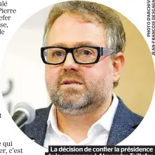  ??  ?? La décision de confier la présidence de la campagne à Alexandre Taillefer n’a pas convaincu tous les libéraux.