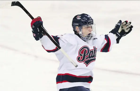  ?? BRITTON LEDINGHAM ?? The Regina Pat Canadians’ Jaydon Dureau finished second in the Saskatchew­an Midget AAA Hockey League’s scoring race. He had 74 points (including 32 goals). First place went to Adam Beckman of the Battleford­s Stars, who had 44 goals and 78 overall points.