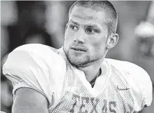  ?? Ricardo B. Brazziell / Austin American-Statesman ?? Blake Gideon started all 52 games at safety during his college football career at the University of Texas.