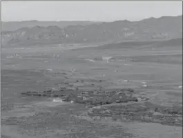  ?? GILLES SABRIE, NYT ?? A scenic view of Norden Camp, foreground. The owners have a multipurpo­se. They are developing the local economy while preserving the local culture and providing jobs.