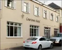  ??  ?? The Courtown Hotel is being used as an emergency accommodat­ion centre.