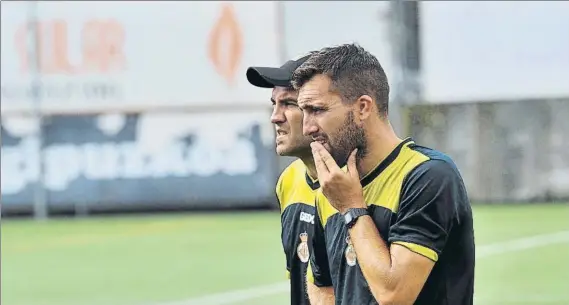  ?? FOTO: UNANUE ?? Juan Domínguez debutará este miércoles como técnico del Real Unión ante Osasuna. El partido se jugará en el Stadium Gal a las 20 horas