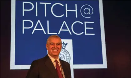  ?? Photograph: Rex/Shuttersto­ck ?? Prince Andrew hosted the Pitch@Palace event at Buckingham Palace in June 2019.