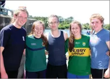  ??  ?? Sarah Kennedy, Aoife Murphy, Cieran O Sullivan, Orla Murphy and Avril Murphy.