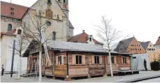  ?? ARCHIVFOTO: BEATE GRALLA ?? Sie war in den vergangene­n zwei Jahren ein echter Publikumsm­agnet: die Almhütte von Gastronom Asma Gebreloel. In diesem Jahr verzichtet Gebreloel auf das Event.