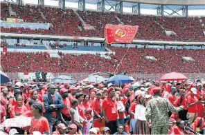  ?? Picture: XXX ?? The EFF unveiled its 2019 election manifesto in Soshanguve, north of Pretoria, yesterday.