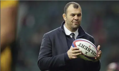  ?? Photograph: Tim Ireland/AP ?? Michael Cheika’s immediate future will be clearer once Rugby Australia’s board meet on Monday.