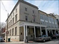  ?? TANIA BARRICKLO — DAILY FREEMAN FILE ?? One of the four planned boutique hotels will be in this building at 301 Wall St. in Uptown Kingston.