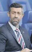  ??  ?? 0 Pedro Caixinha: ‘Important to build relationsh­ips’