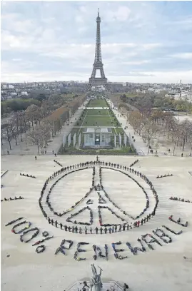  ?? Benoit tessie/ reUters ?? La última Cumbre Mundial del Clima en París