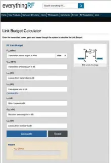  ??  ?? ABOVE everything­RF has a useful link budget calculator at pcpro.link/319calc