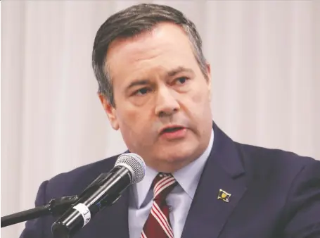  ?? VINCENT MCDERMOTT ?? Premier Jason Kenney on Tuesday said Amnesty Internatio­nal backs foreign billionair­es trying to block Alberta’s industry.